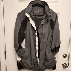 R&O Ski Jacket Outer Grey/White/Black Mens Size 2XL